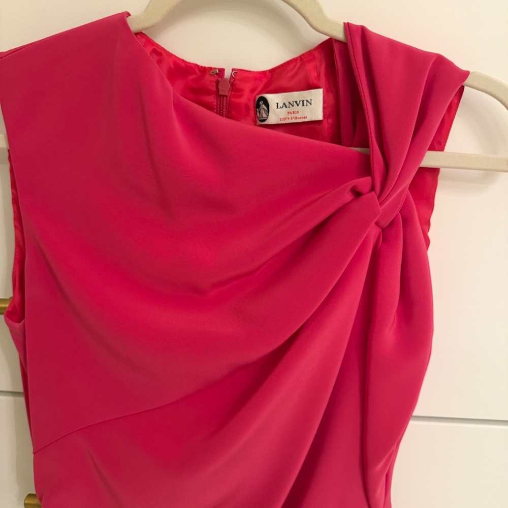 Beautiful pink sleeveless dress by Lanvin size 36. - Picture 2 of 3